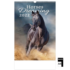 Calendrier publicitaire illustré Horses Dreaming