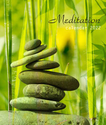 Calendrier mural 2022 Meditation 13p A4 A3 Page de garde