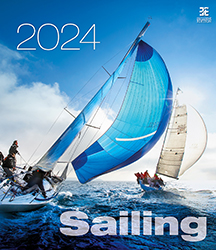Calendrier mural 2024 Sailing 13p 45x59cm Page de garde