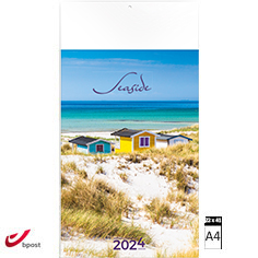 Calendrier publicitaire illustré 2024 Seaside 22 x 41