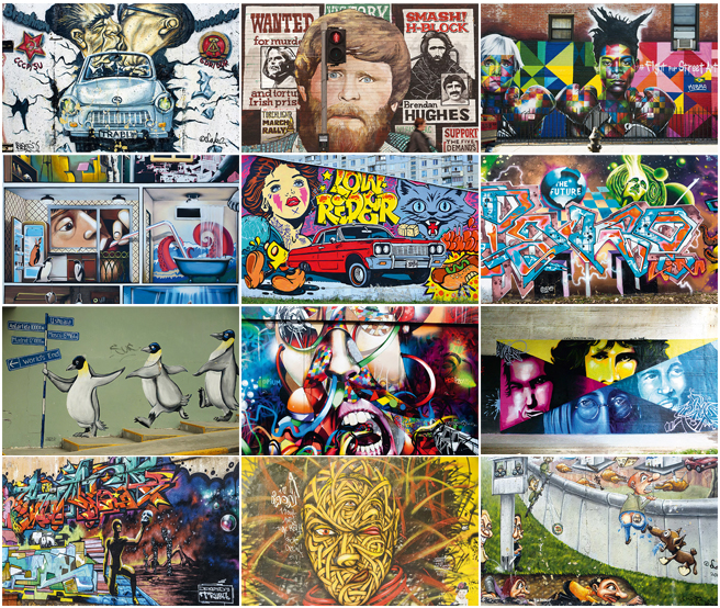 Calendrier mural 2021 Street Art 13p 45x38cm Images
