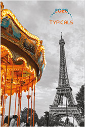 Calendrier mural 2026 Typicals 13p 22x41cm Page de garde