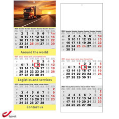 Calendrier trimestriel 2025 Maxi Plus